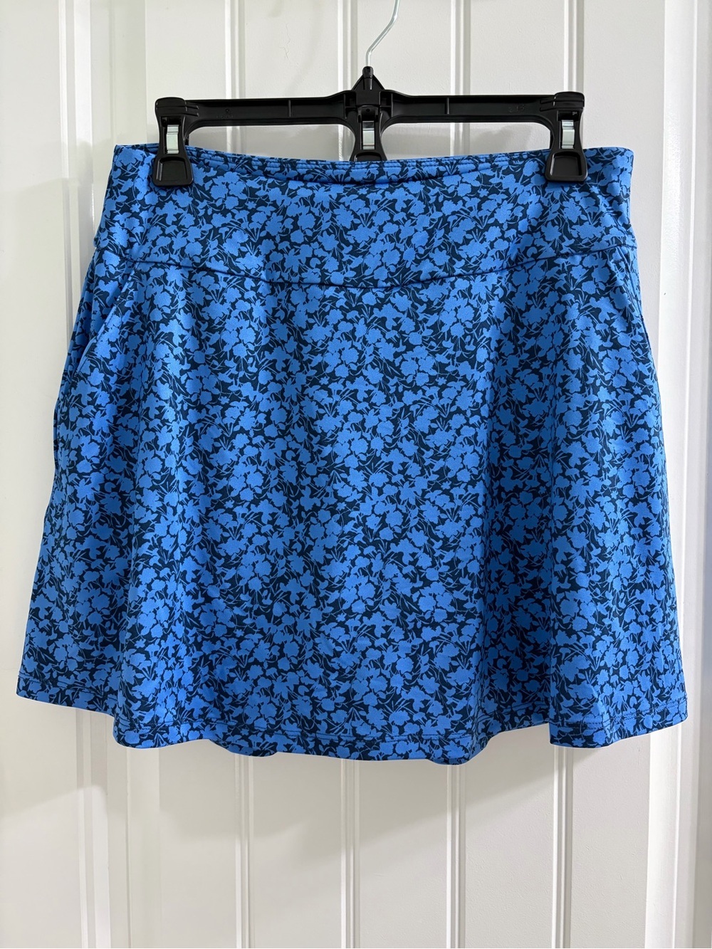 adidas Blue Floral Skater Golf Skirt size S Athleisure Tenniscore